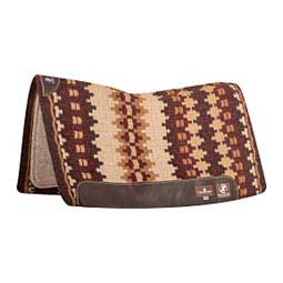 Zone Series Horse Blanket Top Horse Saddle Pad Coffee/Burgundy - Item # 22475