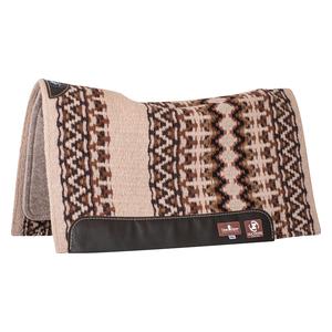 Zone Series Horse Blanket Top Horse Saddle Pad Coffee Latte 34 x 38 - 3/4'' - Item # 22475