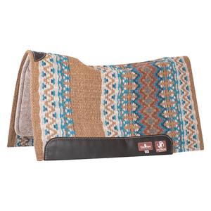 Zone Series Horse Blanket Top Horse Saddle Pad Raw Umber Cashmere 34 x 38 - 3/4'' - Item # 22475