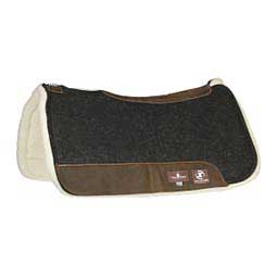 Zone Series Felt Top Fleece Bottom Horse Saddle Pad 31'' x 32'' x 1'' - Item # 22476