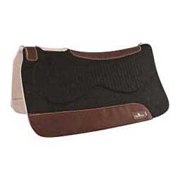 Zone Series Felt Top Felt Bottom Horse Saddle Pad Black 31'' x 32'' x 3/4'' - Item # 22477