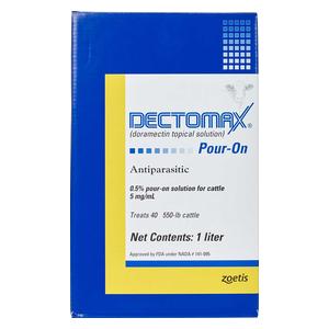 Dectomax Pour-On for Cattle 1 liter - Item # 22528
