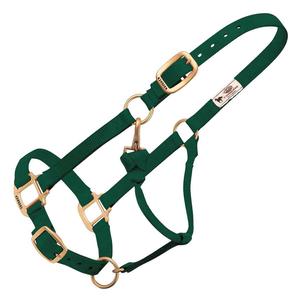 Weaver Custom Embroidered Hot Horse Halter Hunter Green - Item # 22892