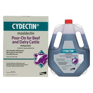 Cydectin Pour-On for Beef and Dairy Cattle 2.5 liter - Item # 22942