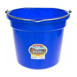 Flat Back 20 Quart Bucket Blue - Item # 23006