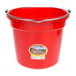 Flat Back 20 Quart Bucket Red - Item # 23006