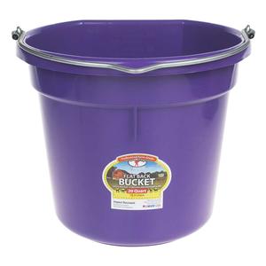 Flat Back 20 Quart Bucket Purple - Item # 23006
