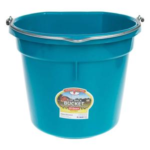 Flat Back 20 Quart Bucket Teal - Item # 23006