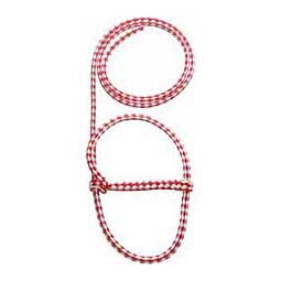 Braided Nylon Halter Red/White - Item # 23138