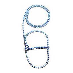 Braided Nylon Halter Blue/White - Item # 23138
