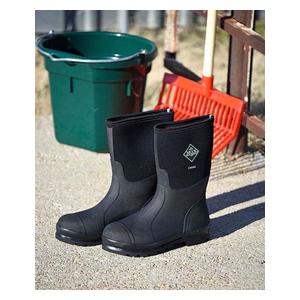 Mid Unisex Chore Boots Black - Item # 23409