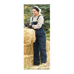 Sanded Insulated Womens Bib Overalls - Short Black - Item # 23444