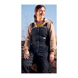 Sanded Insulated Womens Bib Overalls - Regular Black - Item # 23445