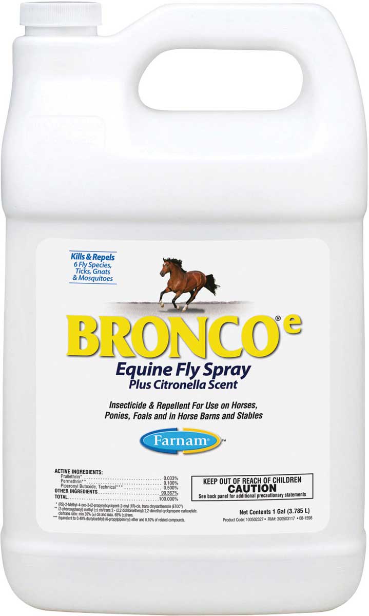 Bronco E Equine Fly Spray Farnam Fly Sprays Repellents Fly Control Equine Bronco E Equine Fly Spray Farnam Fly Sprays Repellents Fly Control Equine