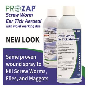 Prozap Screw Worm Ear Tick Spray for Livestock 12 oz - Item # 23637