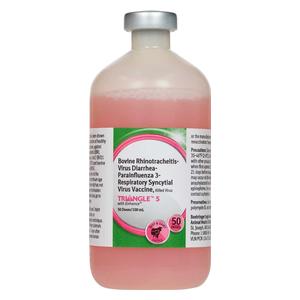 Triangle 5 with Enhance Cattle Vaccine 50 dose - Item # 23639
