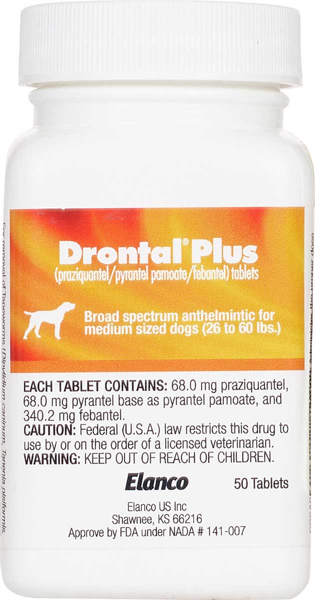 Drontal Plus for Dogs Bayer - Safe.Pharmacy|Wormer | Dog Rx | Pet