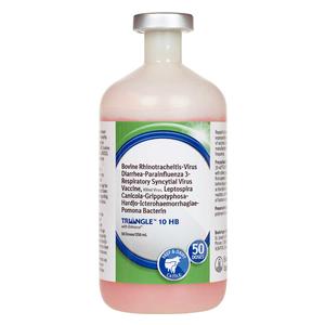 Triangle 10 HB with Enhance Cattle Vaccine 50 dose - Item # 23723
