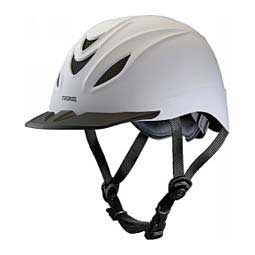 Intrepid Low Profile Performance Horse Riding Helmet White Carbon - Item # 23764