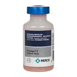 Prestige 5 (2-way Sleeping Sickness + Tet + Flu + Rhino) Equine Vaccine 10 dose - Item # 23777
