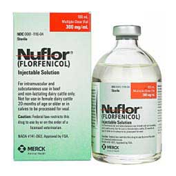 Nuflor (Florfenicol) Injectable Solution for Cattle 100 ml - Item # 242RX