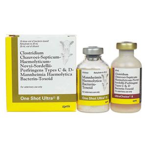 One Shot Ultra 8 Cattle Vaccine 10 dose - Item # 24470