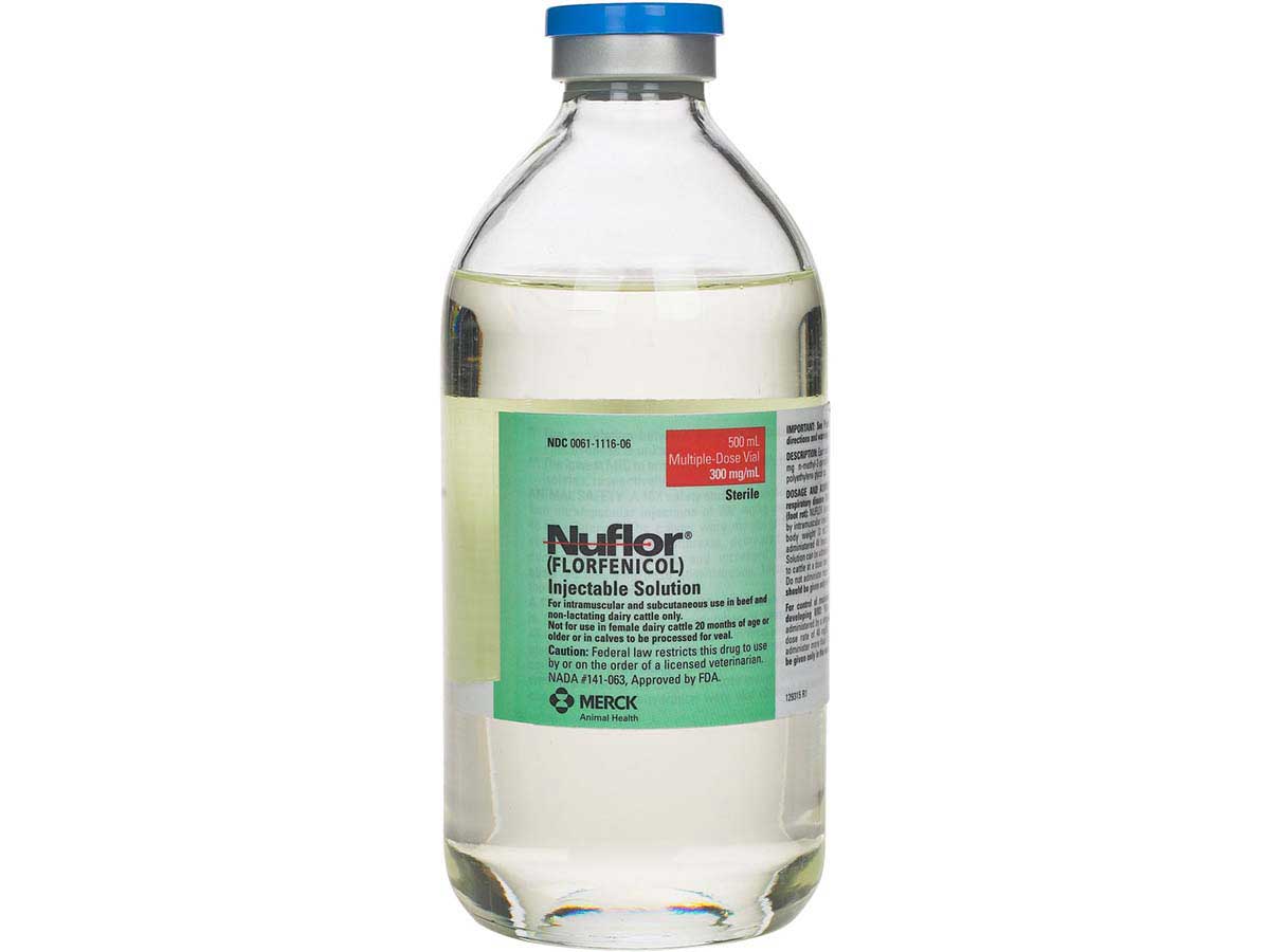 Nuflor Label Valley Vet - Nuflor (Florfenicol) Injectable Solution for Cattle Merck ...