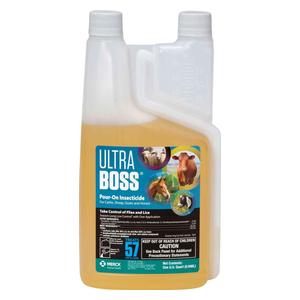 Ultra Boss Permethrin Insecticide Pour-On for Cattle, Sheep, Goats and Horses 1 quart - Item # 24621