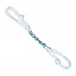 Curb Chain w/Parachute Curb Tie White - Item # 24681