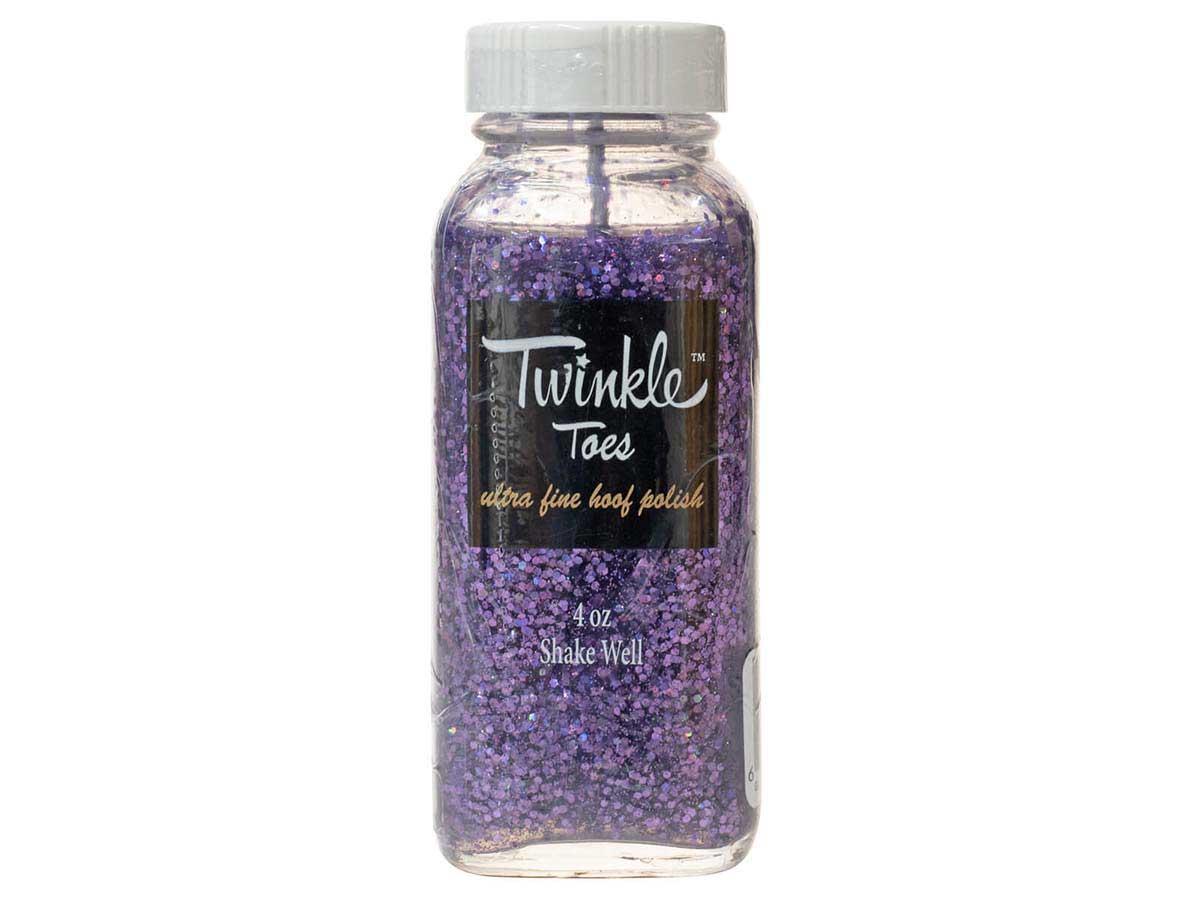 Twinkle Toes Glitter Hoof Polish Purple