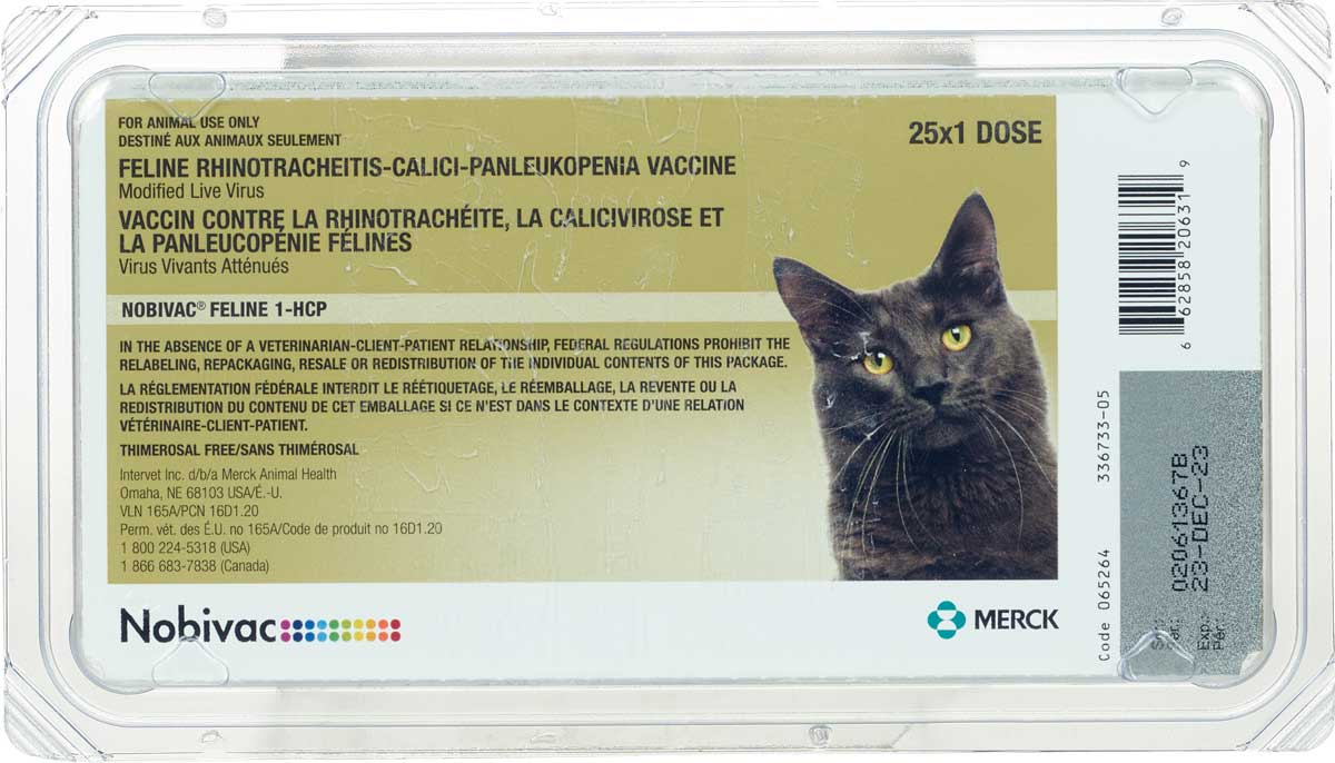 Nobivac Feline 1HCP (Eclipse 3) Cat Vaccine Merck Cat Vaccines