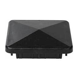 4-in Cap for Wood Post Sleeve Black - Item # 25362