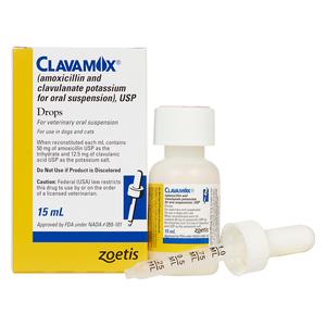 Clavamox for Dogs and Cats 15 ml - Item # 254RX