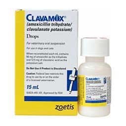 Clavamox for Dogs & Cats 15 ml - Item # 254RX