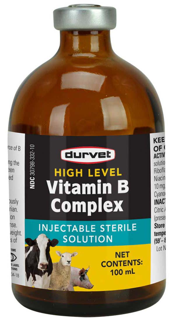 Vitamin B Complex For Animal Use Generic Brand May Vary