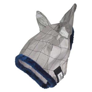 Supermask II Horse Fly Mask with Ears Gray/Blue - Item # 25996