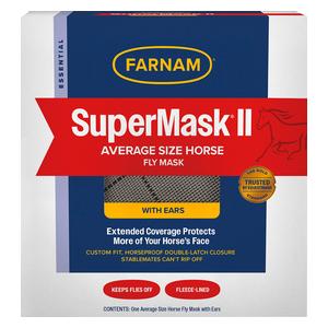Supermask II Horse Fly Mask with Ears Horse - Item # 25996
