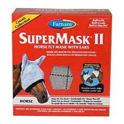 Supermask II Horse Fly Mask with Ears Horse - Item # 25996