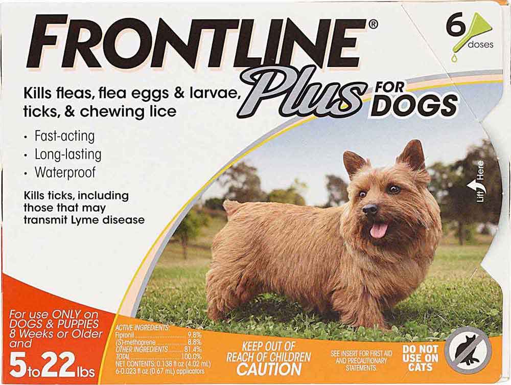 Dosage Chart For Frontline Plus For Dogs