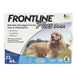 Frontline Plus for Dogs 6 doses (23-44 lbs) - Item # 26054
