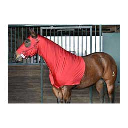 Lycra Horse Hood Red - Item # 26059C