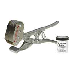 Livestock Pro Rotary Tattoo Pliers 5-chain - Item # 26107