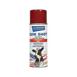 Quik Shot Spray Paint for Livestock Marking Red - Item # 26400