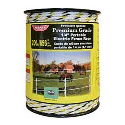 Premium 1/4'' Electric Fence Rope 656' - Item # 27666