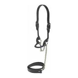 Round XL Leather Halter Black 1650 lbs and up cattle - Item # 27814