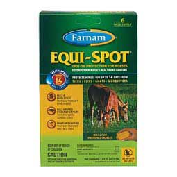 Equi-Spot Spot-On Fly Control for Horses 6 week supply - Item # 27865