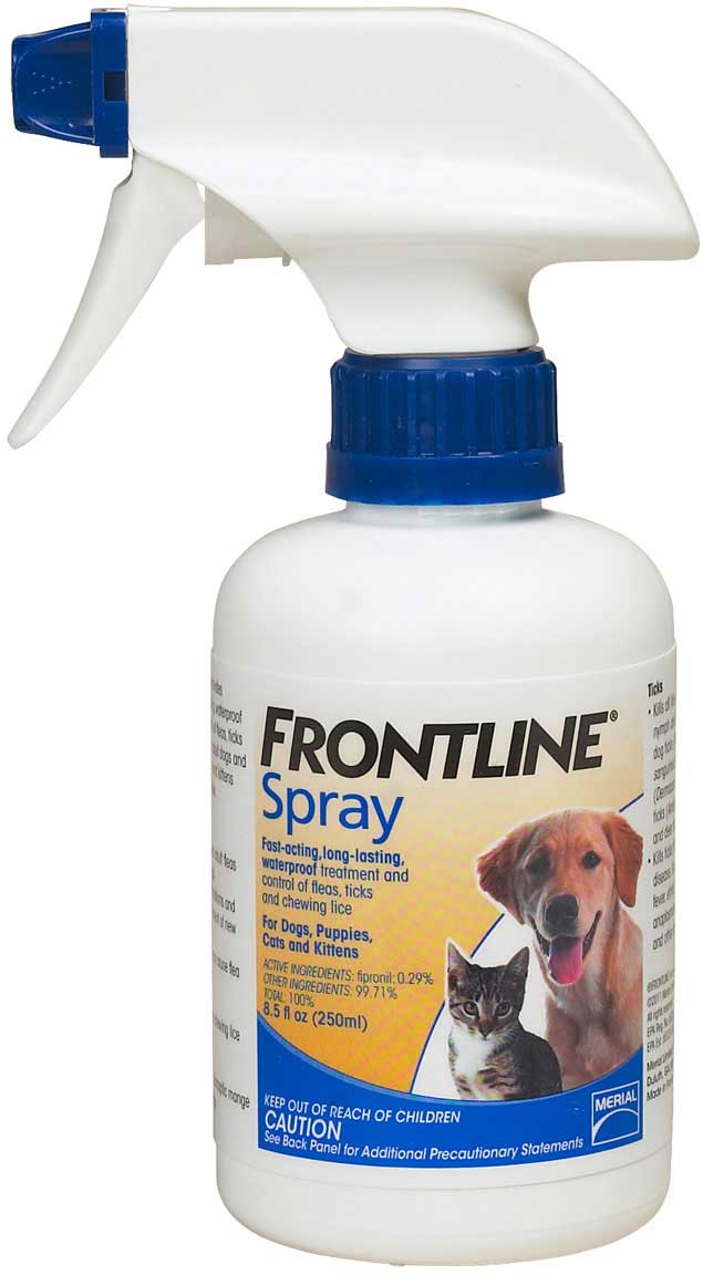 frontline flea and tick spray for dogs