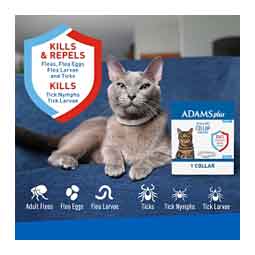 Adams Plus Flea & Tick Collar for Cats 13 in - Item # 28044