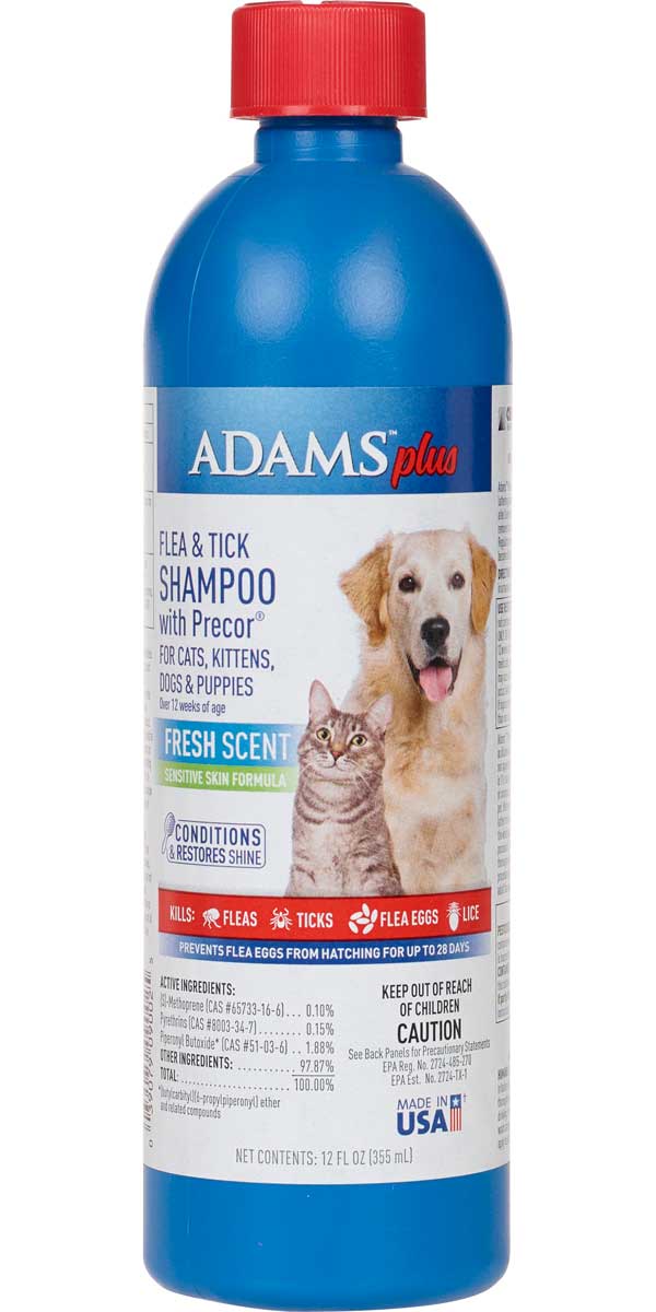 Adams Plus Flea and Tick Shampoo with Precor Farnam Flea Tick Shampoos Flea Tick Control Pet Adams Plus Flea and Tick Shampoo with Precor Farnam Flea Tick Shampoos Flea Tick Control Pet