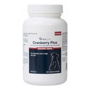Cranberry Plus Chewable Tablets for Dogs and Cats 60 ct - Item # 28531